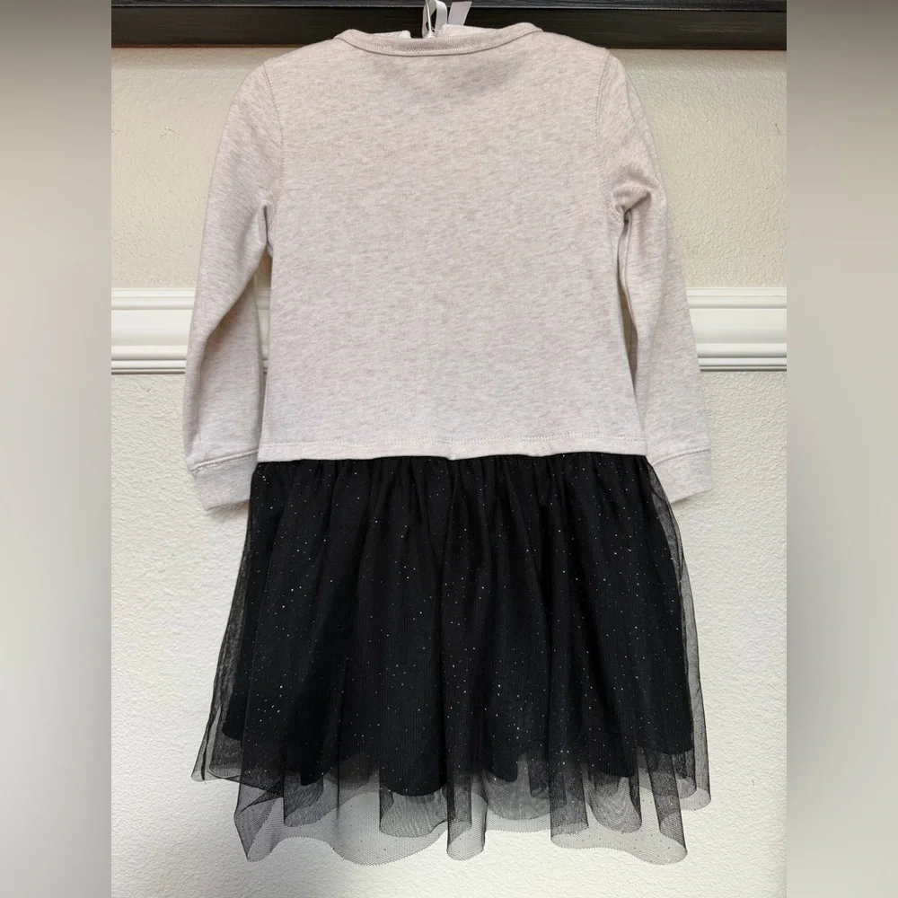 GAP Girls Tulle Batman Dress - Baby GAP x Junkfood Black Cream and Gold- Size 5
